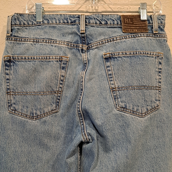 Ralph Lauren Classic denim jeans high rise vintage 100% cotton size 34×30 - Picture 11 of 12